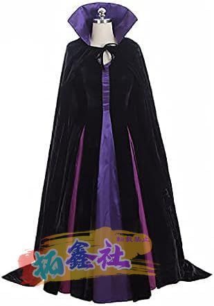 マレフィセントコスプレ 衣装 魔女 コスプレ用衣装 全セット 牛角＋マント付き IMPECCABLEHEALTHCARESERVICES_COM