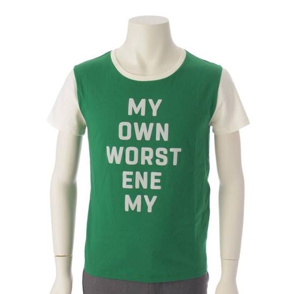 セリーヌ】Celine メンズ 20SS MY OWN WORST ENEMY コットン Tシャツ