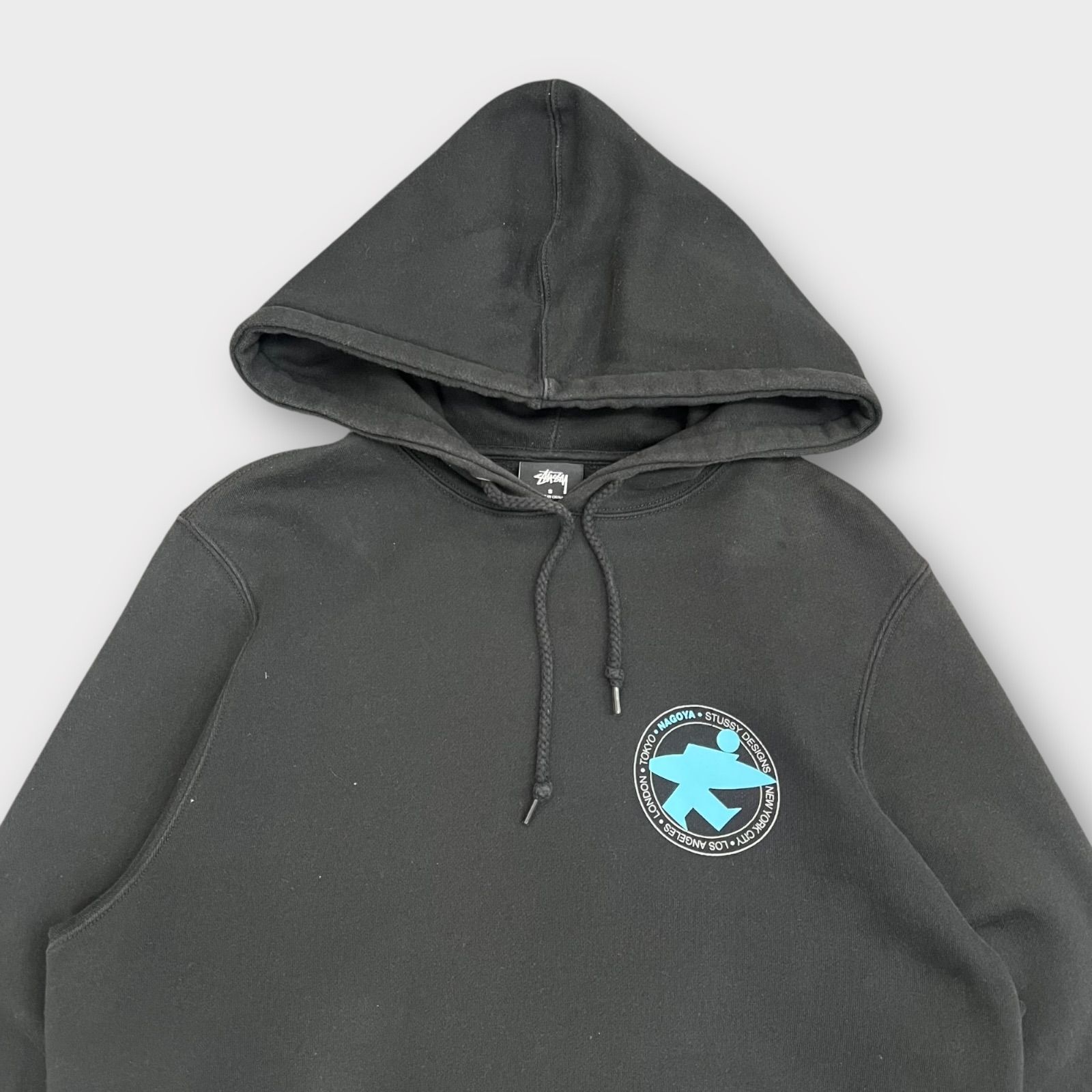 Stussy 名古屋チャプター限定パーカー ステューシー ブラック Sサイズ