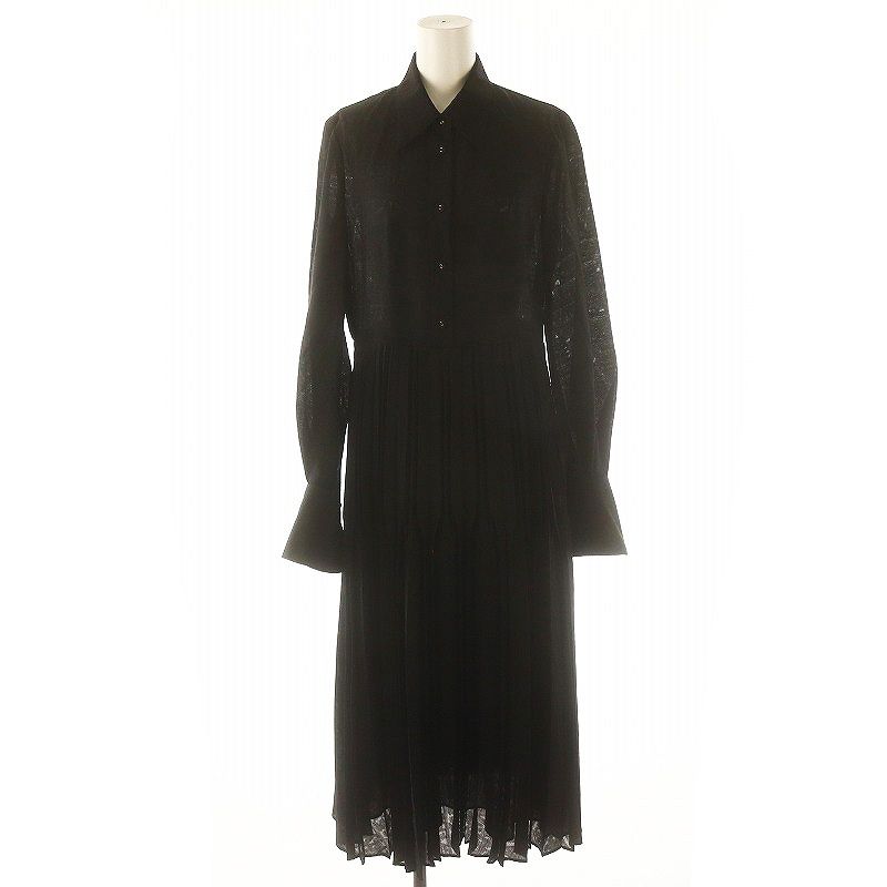 マメクロゴウチ Mame Kurogouchi Geometric Pattern Mesh Jacquard