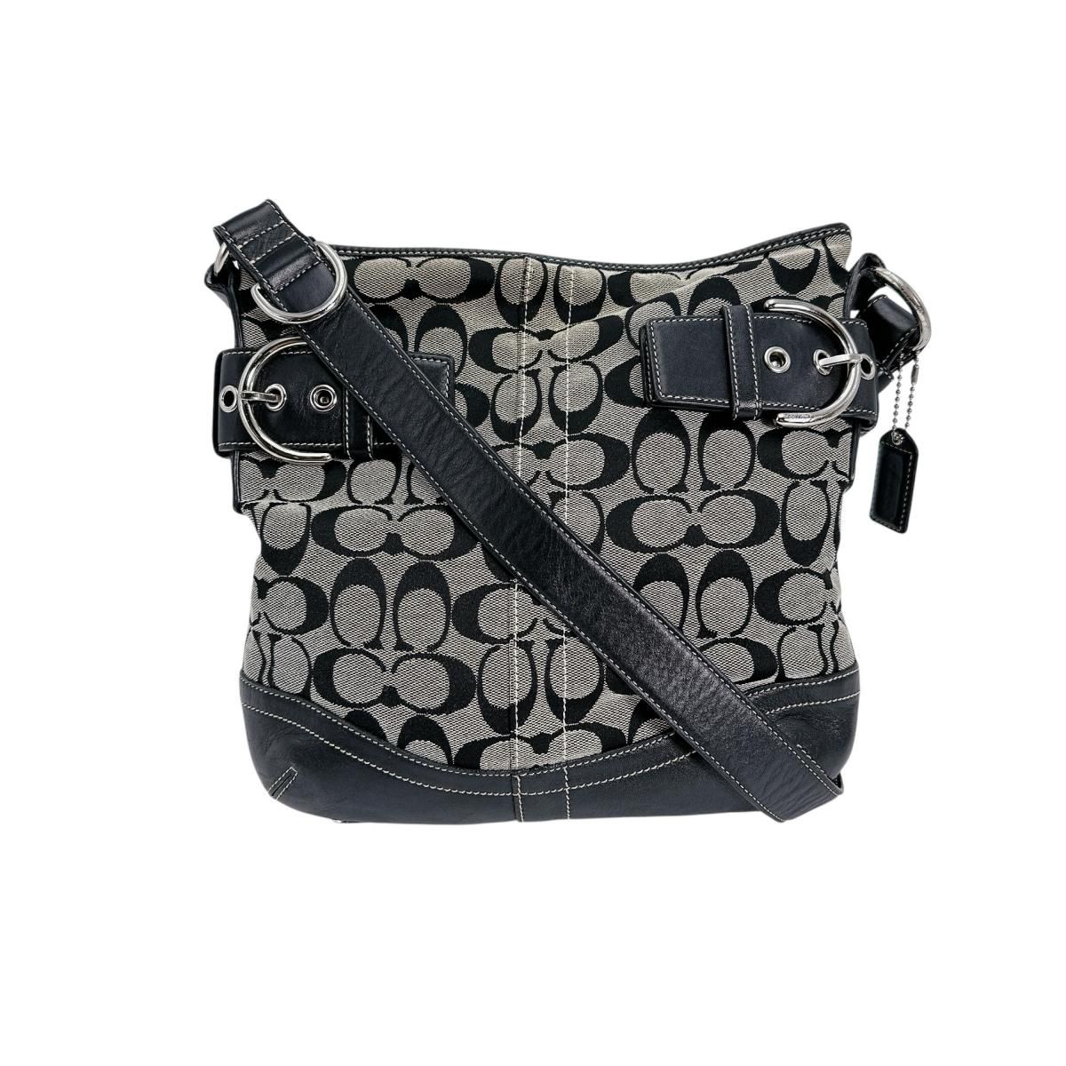コーチ K05M-3574 ショルダーバッグ ブラック  COACH 斜め掛け シグネチャー コーチ K05M-3574 シグネチャー ショルダーバッグ 斜め掛け ショルダー