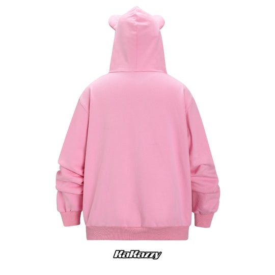 KaKazzy】星のカービィ フルジップ パーカー 男女着用可 ユニ