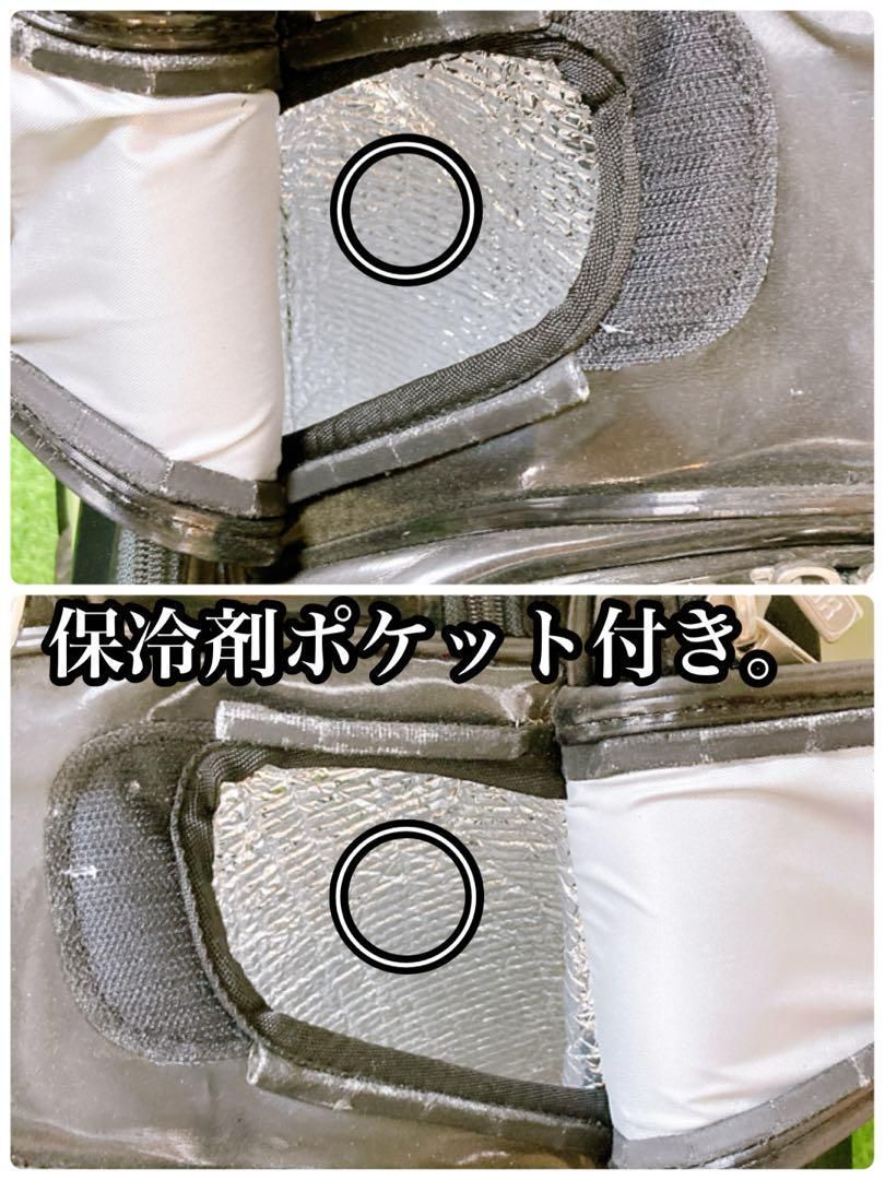 5.プロギア　3点式　高級キャディーバッグ　ゴルフクラブケース　保冷ポケット付き 5.プロギア3点式高級キャディーバッグゴルフクラブケース保冷