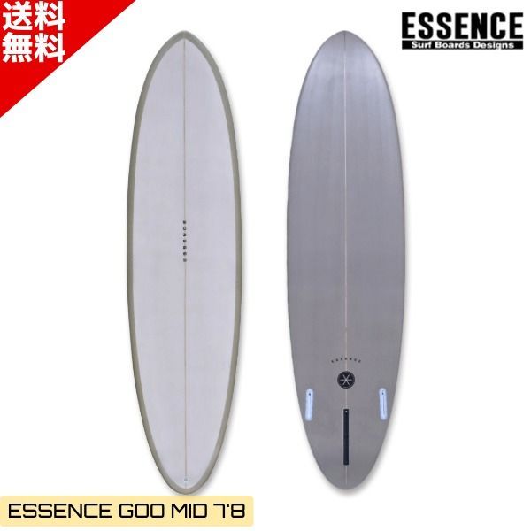 ESSENCE エッセンス GOO MID ミッドレングス 7’8 51.8L フィン付き EPS FUTURES サーフボード ファンボード シングルスタビライザー 2 1