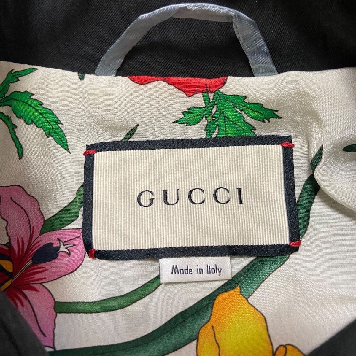 GUCCI(グッチ) トレンチコート サイズ36 S レディース - 572881 Z496A 黒 長袖/春/秋