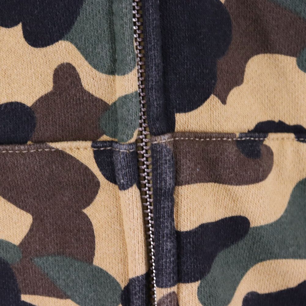 A BATHING APE (アベイシングエイプ) Camo Shark Full Zip Hoodie