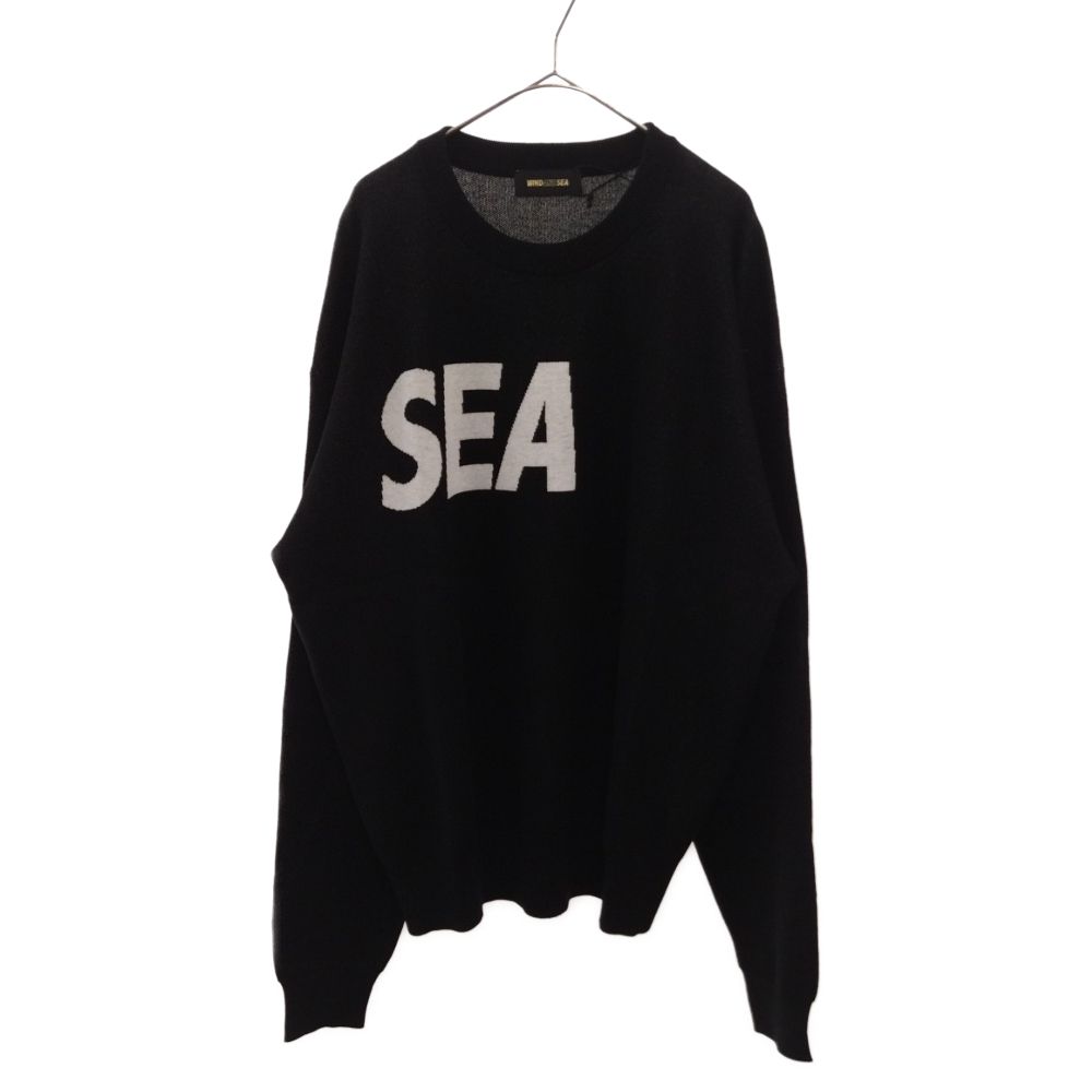 WIND AND SEA SEA SILK BLEND KNIT / BLACK
