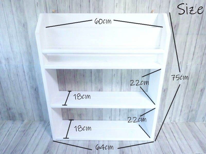 当店の商品全て正規品！ ハンドメイド オールインワンラック ワイドタイプ ホワイト