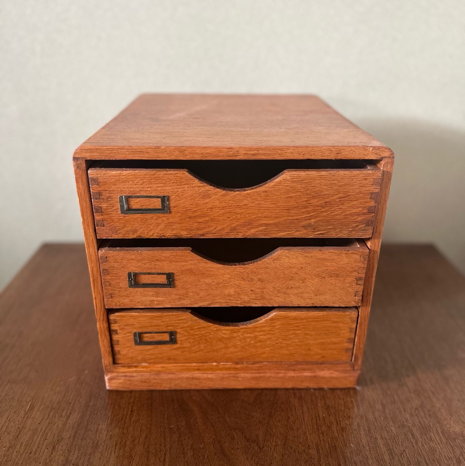 昭和レトロ 木製 飾り絵 レターケース 引き出し 昭和レトロ 木製 飾り絵 レターケース 引き出し