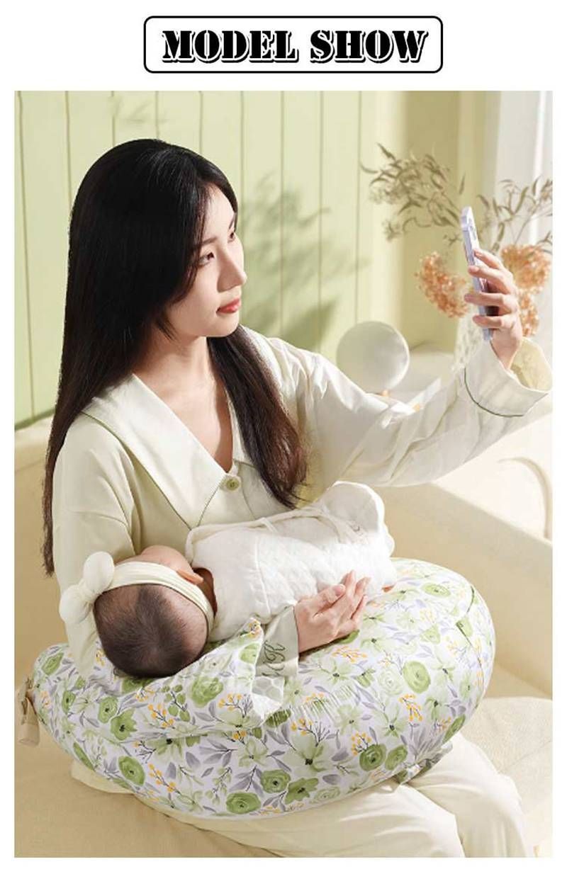 授乳・食事 クッション 妊婦 吐き戻し防止 即購入OK 厚み 2way 授乳枕 授乳 ベビーベッド リバーシブル バックル 授乳クッション カバー 綿 洗濯 授乳n