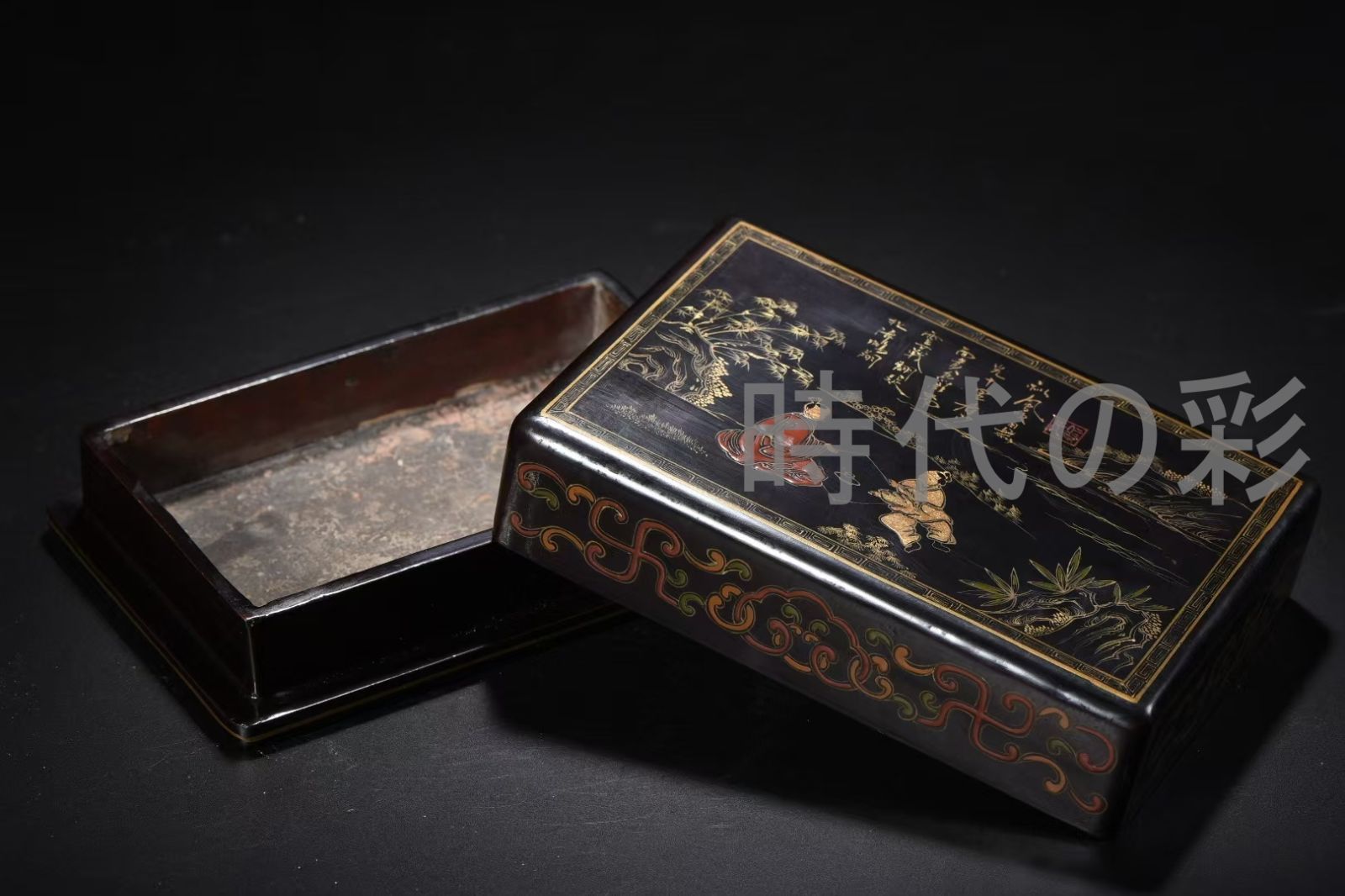 時代 端渓 水巌 龍紋大硯石 トニヒ 東さ6-0812☆2F 老坑水巌龍紋硯