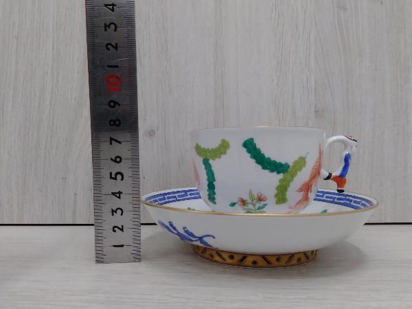 ヘレンド Herend／カップ＆ソーサー 1客 シノワズリ ポワッソン 中国