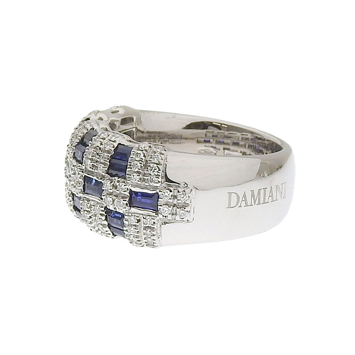 8624) ダミアーニ DAMIANI リング 指輪 K18WG 750WG サファイア 
