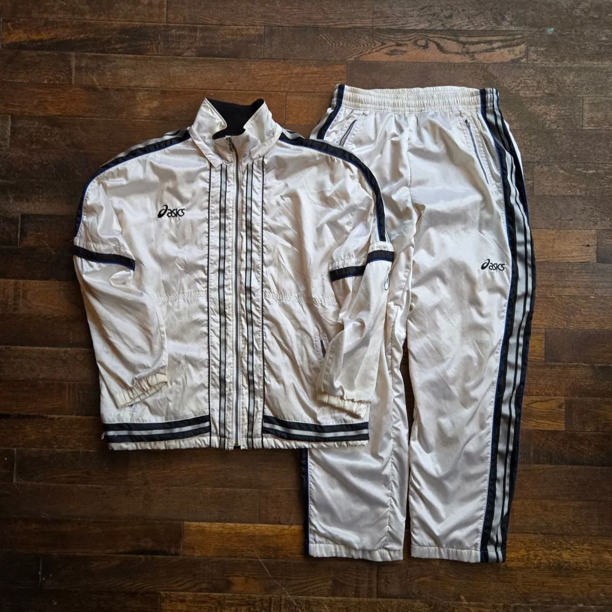 90年代 asics アシックス デザイントラックジャケット トラック