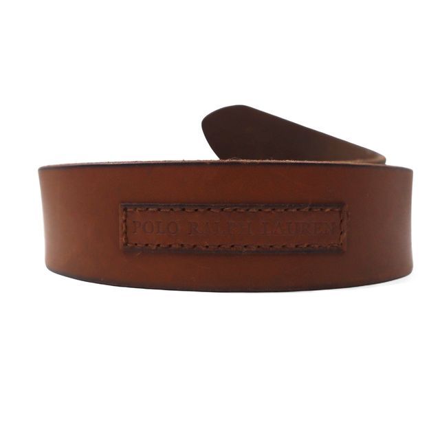 POLO RALPH LAUREN レザー ベルト 42/105 ブラウン 11689 - メルカリ