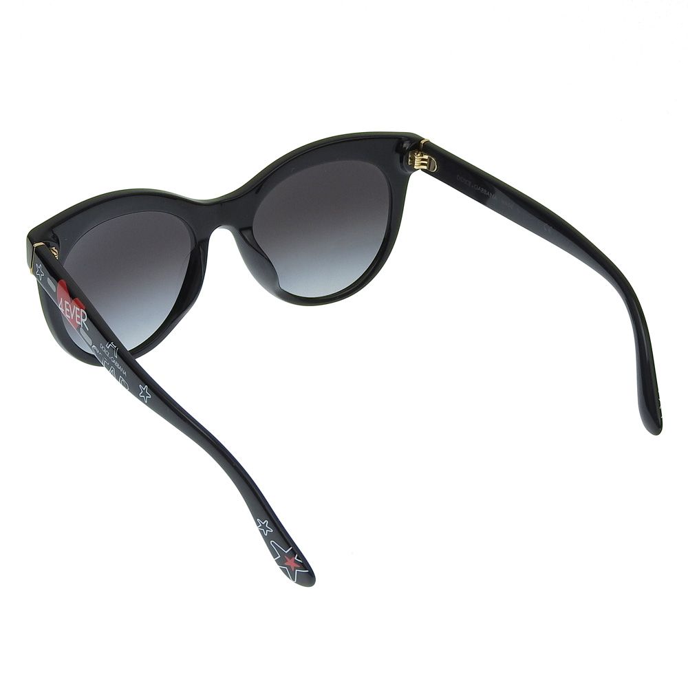 【本物保証】 布袋付 超美品 ドルチェ＆ガッバーナ DOLCE&amp;GABBANA ドルガバ D＆G DG サングラス ブラック 53□20 4311 F ハート 柄入 本物保証】 布袋付 超美品 ドルチェ＆ガッバーナ DOLCE&GABBANA
