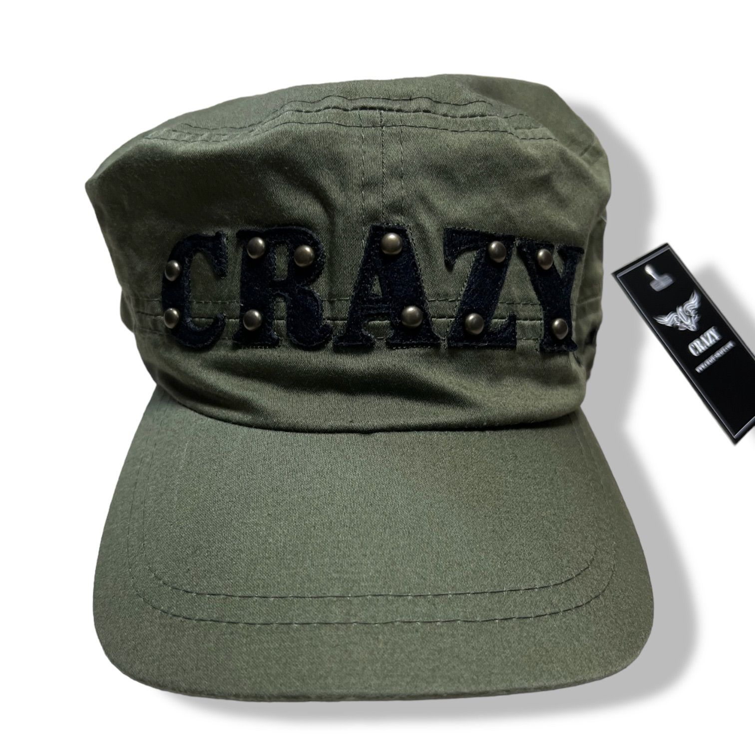 ユニセックス 未使用 タグ付 CRAZY キャップ 帽子 フリーサイズ