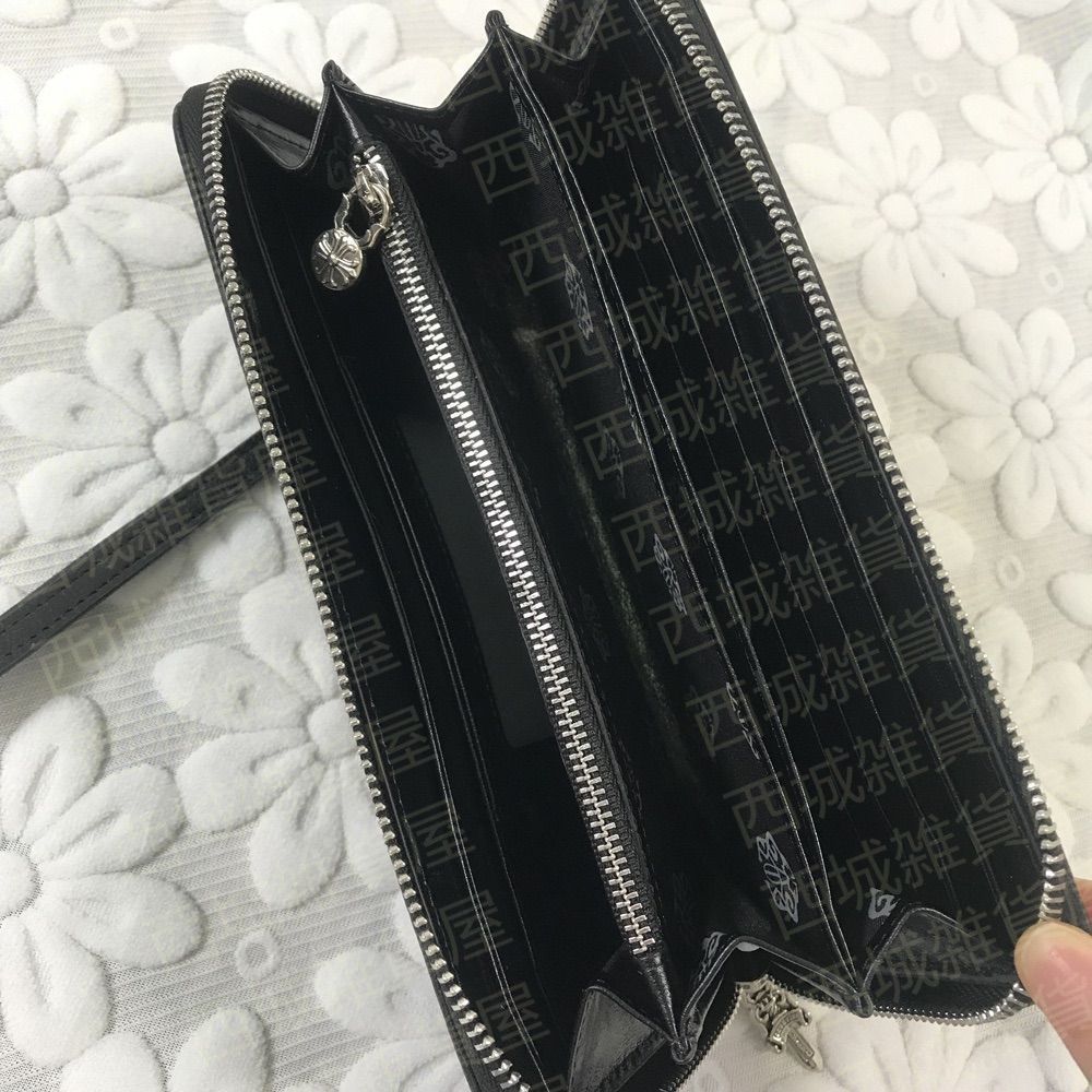 CHROME HEARTS クロムハーツ セメタリー 長財布 ラウンドジップ