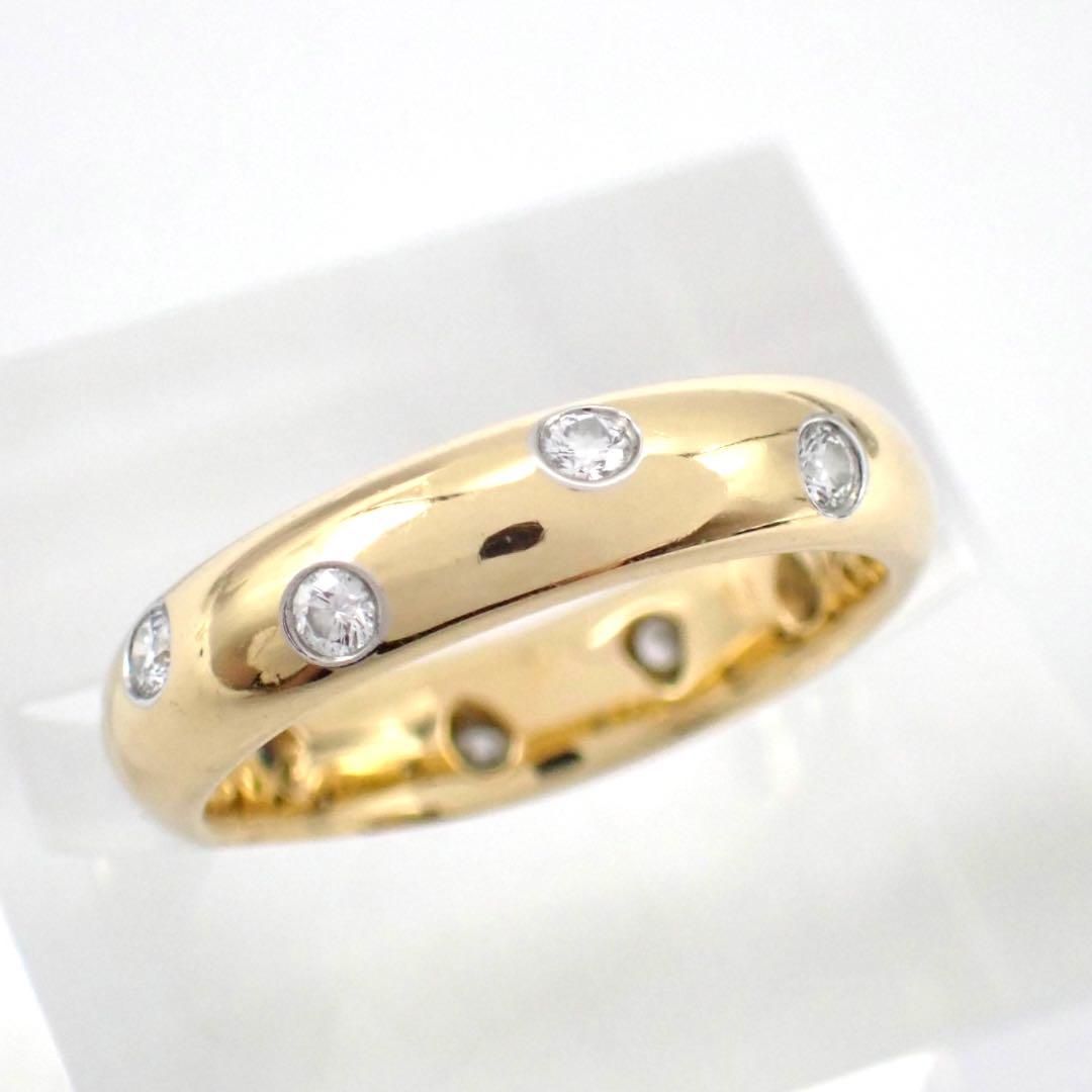 ティファニー 8号 ドッツ リング ダイヤ 750 Pt950 YG 3941 ティファニー 8号 ドッツ リング ダイヤ 750 Pt950 YG 3941 - メルカリ