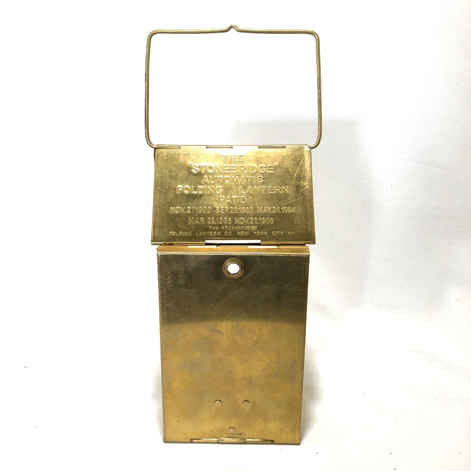 【新品未開封】ストーンブリッジ フォールディング キャンドルランタン 真鍮 ストーンブリッジフォールディングキャンドルランタン （ご予約