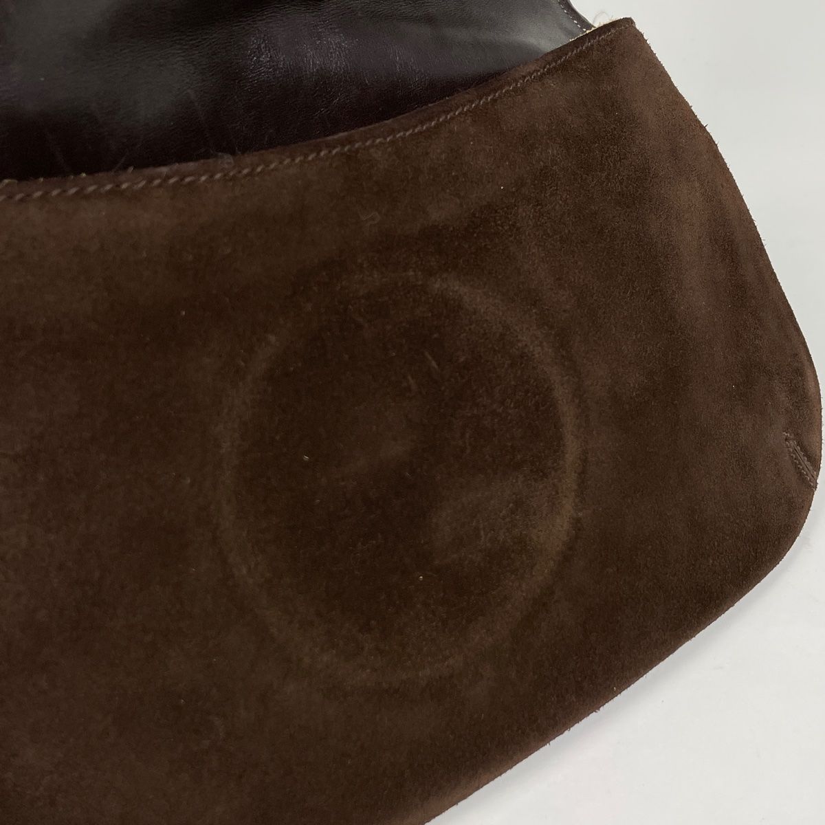 グッチ GUCCI インターロッキングG クラッチバッグ ロゴ グッチ クラッチバッグ スエード ブラウン レディース DECORATOM_COM_BR