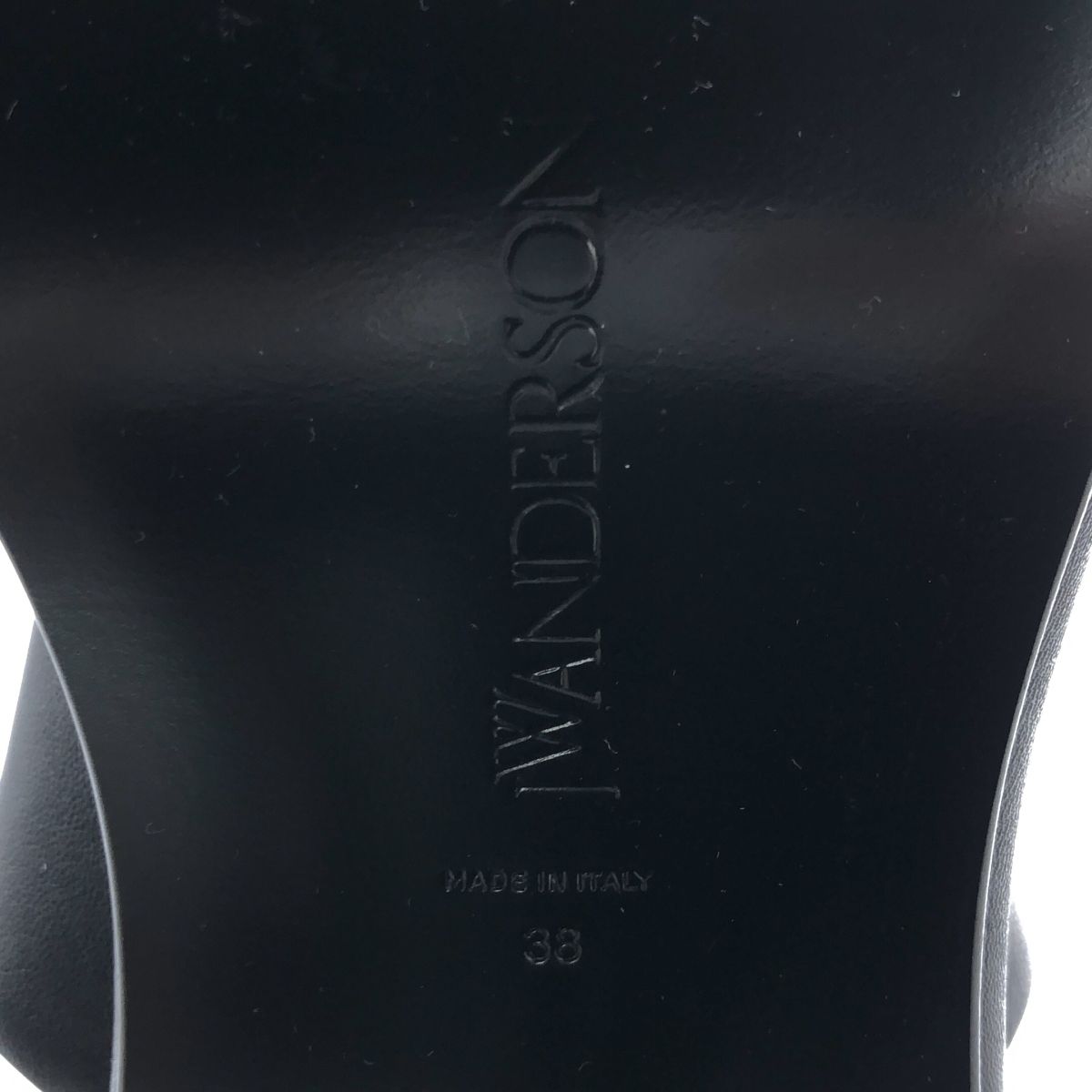【JW ANDERSON】 パウミュールヒール ブラック レザー 美品】 JW Anderson / ジェイダブルアンダーソン | Bumper Mule