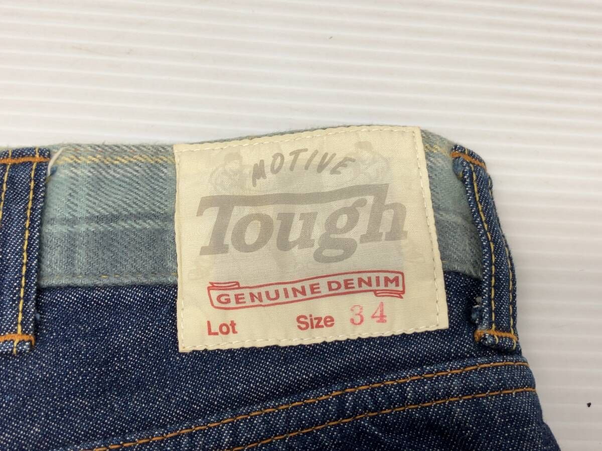 MOTIVE Tough デニムパンツ サイズ34 MOTIVE toughダメージ加工