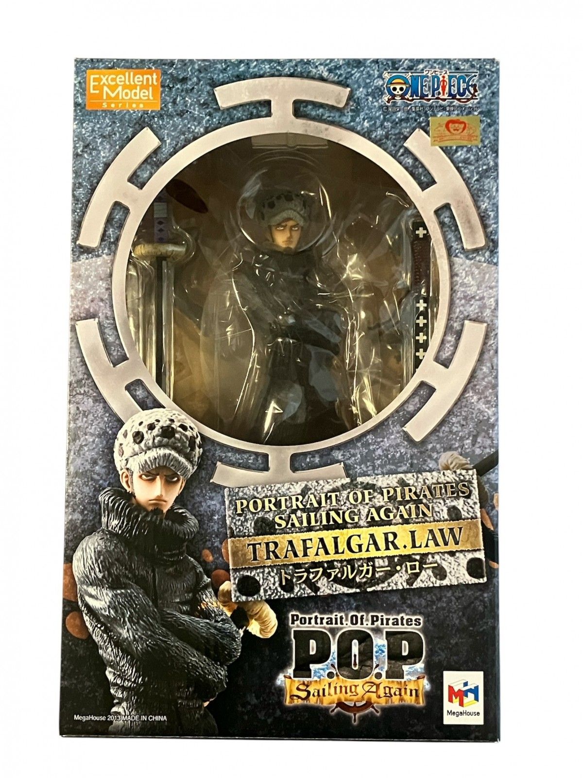 ワンピース P.O.P Sailing Again トラファルガー ロー 1|8 フィギュア 未開封 箱ダメージあり