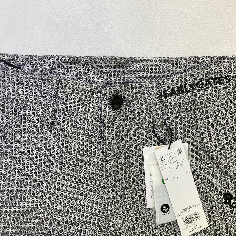 サイズ 0 PEARLY GATES パーリーゲイツ 055-2231004 ストレッチパンツ 総柄 グレー系 240101543673 ゴルフウェア レディース ストスト LLC-HASEGAWATOSO_COM