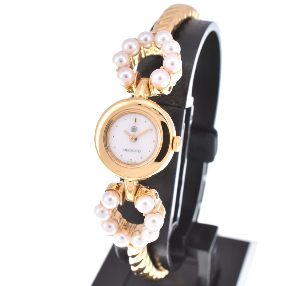 ミキモト MIKIMOTO 1E20-2140 パール ブレスレット ウォッチ