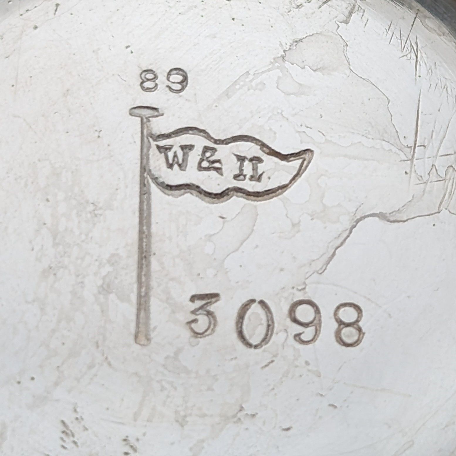 1880年頃 英国アンティーク シルバープレート製 コーヒーポット Walker &amp; Hall 1880年頃 英国アンティーク シルバープレート製 コーヒーポット