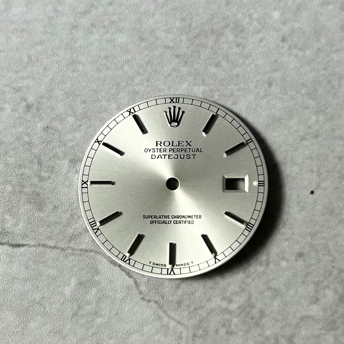 ROLEX DATEJUST シルバー文字盤 ロレックス デイトジャストの文字盤をまとめてみました