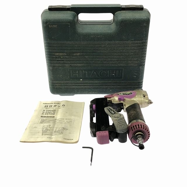 ☆中古品☆HITACHI 日立工機 常圧/一般圧 エアタッカー N2504M