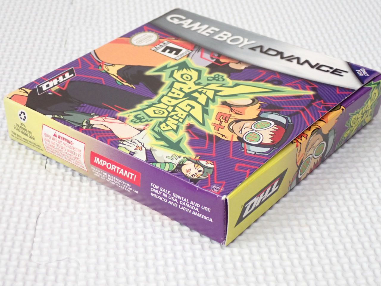 GBA★JET GRIND RADIO 海外版 北米版 端子清掃済 ポスター付★箱付・説明書付・ソフト付★動作確認済