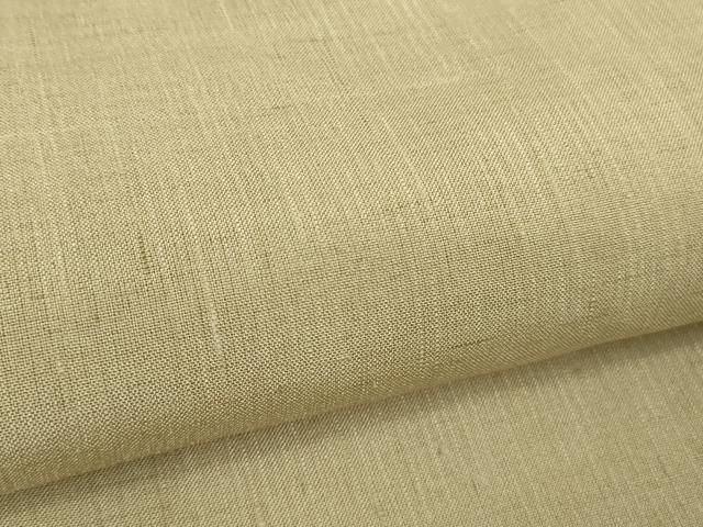 平和屋着物□極上 夏物 細美上布 伝統工芸士 阿部茂良 苧麻 色無地