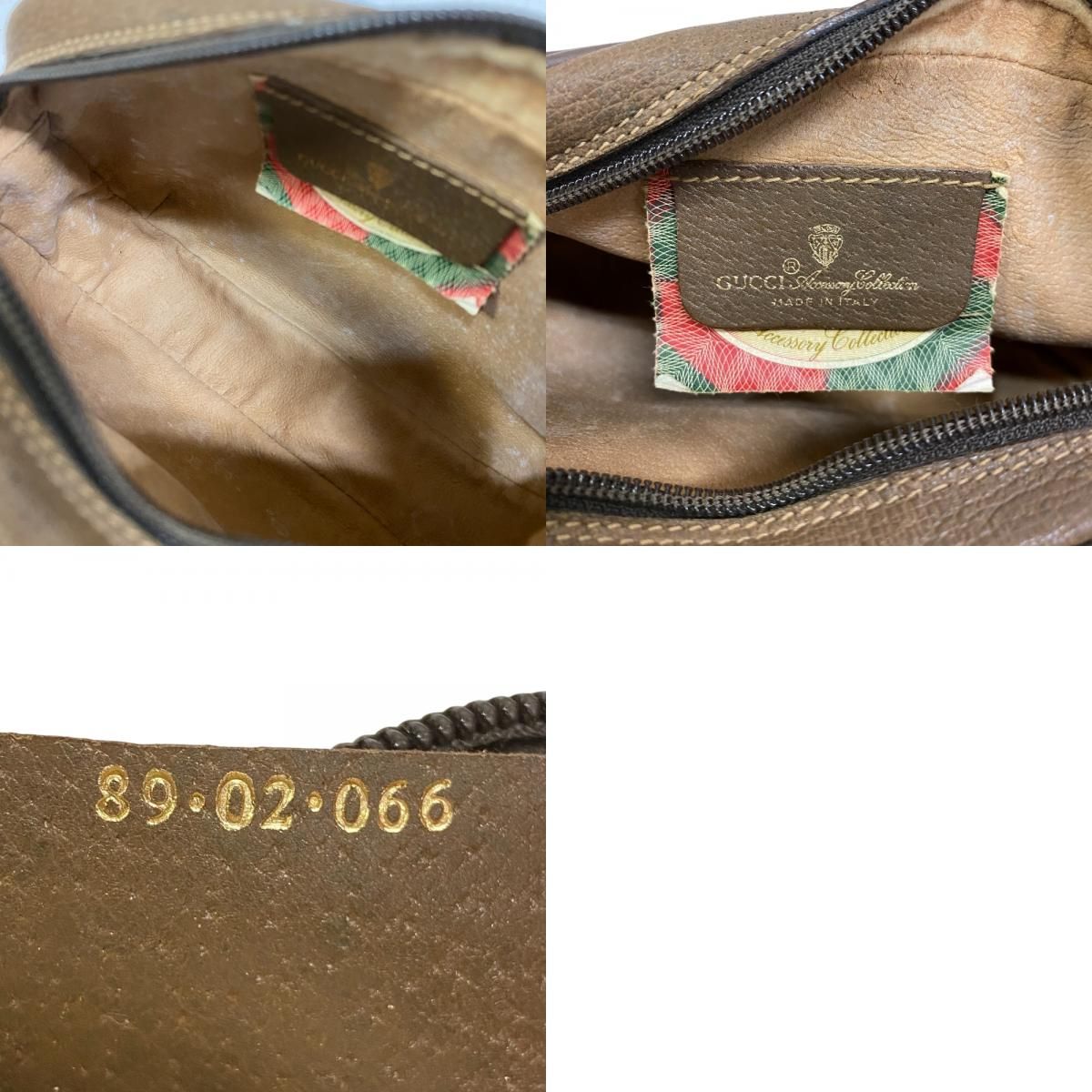 GUCCI グッチ 8902066 オールドグッチ ポシェット シェリーライン GG 