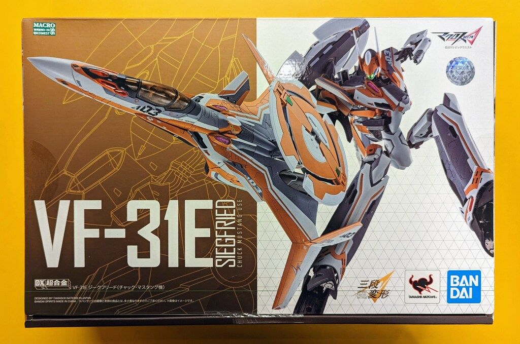 o*k様 バンダイ DX超合金 VF-31E ジークフリード(チャック・マスタン DX CHOGOKIN VF-31E Siegfried (Chuck Mustang Machine
