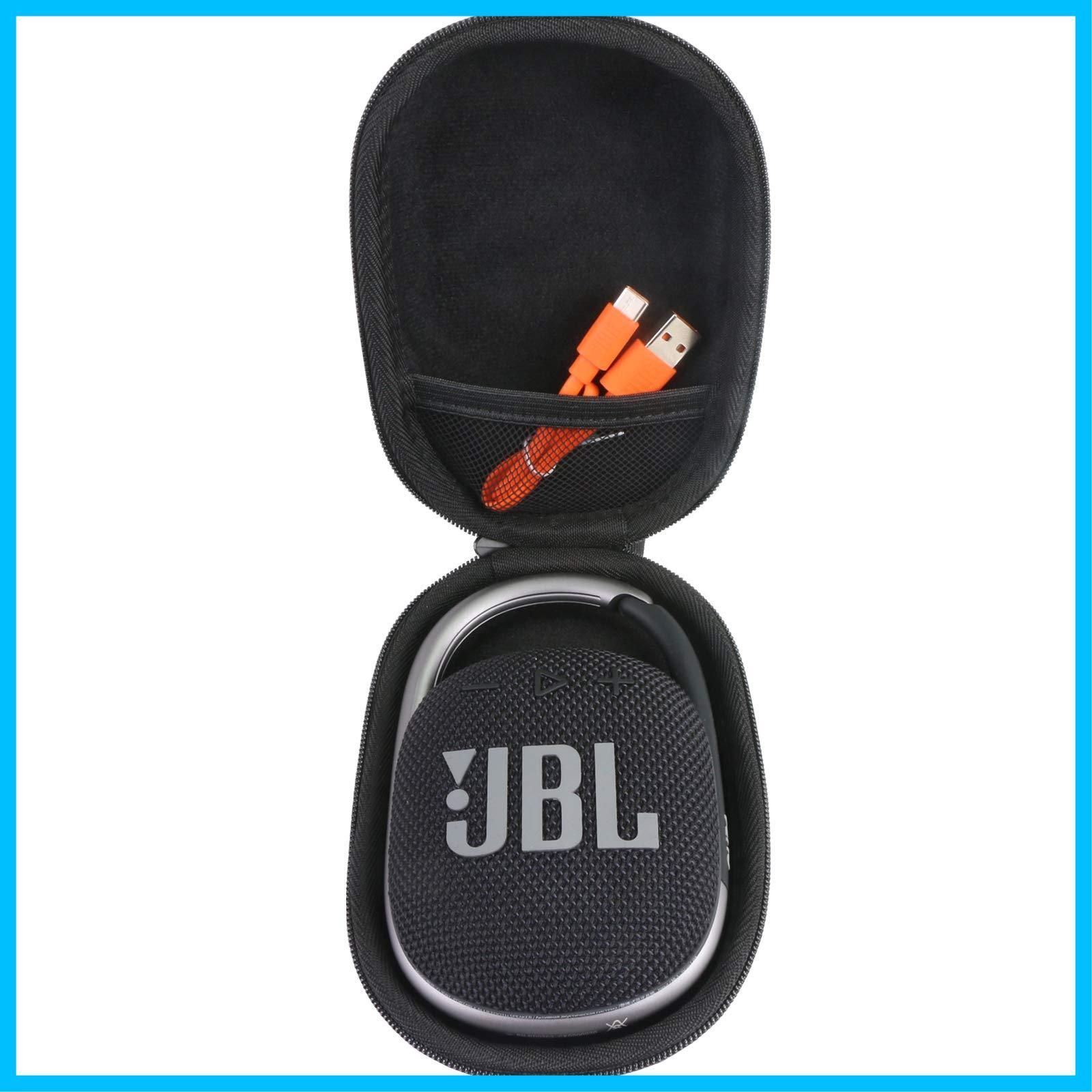 送料無料JBL CLIP 4 CLIP4 Bluetooth ポータブルスピーカー 専用保護収納ケース- Aenllosi (ブラック)