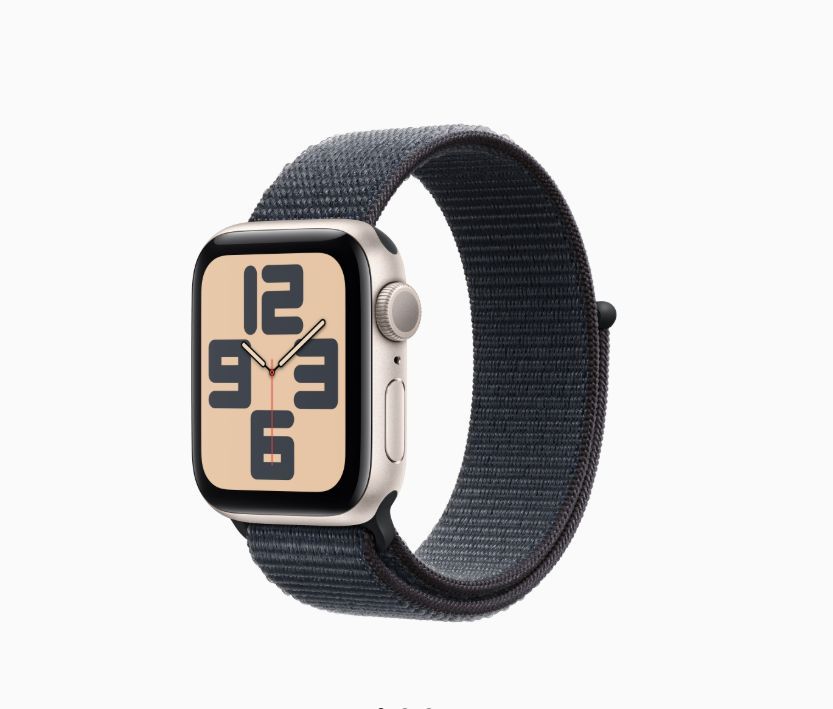 「新品」Apple Watch SE(第2世代) 40mm スターライトアルミニウムケース　GPSモデル MA9D4J/A-MYJ73FE/A