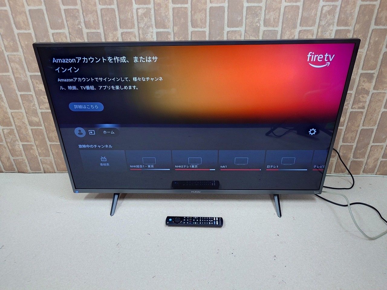 FUNAI 4K液晶テレビ　FL-43UF340 FUNAI フナイ 液晶テレビ Fire TV 搭載 Alexa 対応 (43V型) 未