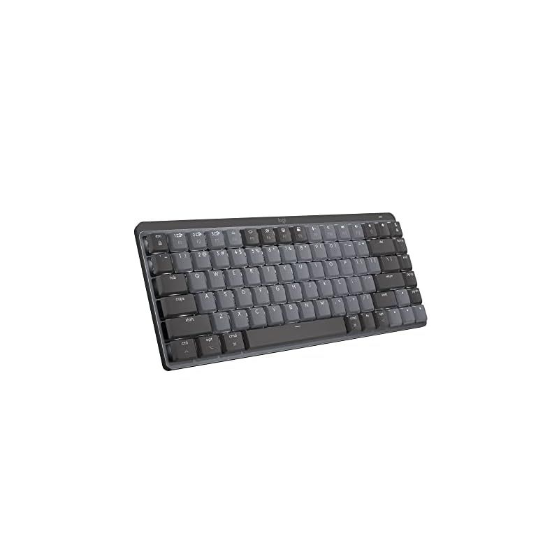 ロジクール KX850MSG MX MECHANICAL MINI for Mac ミニマリスト ワイヤレス メカニカル パフォーマンス キーボード US配列 茶軸 タクタイル テンキーレス 静かな打鍵感 Logi Bolt bluetooth USB-