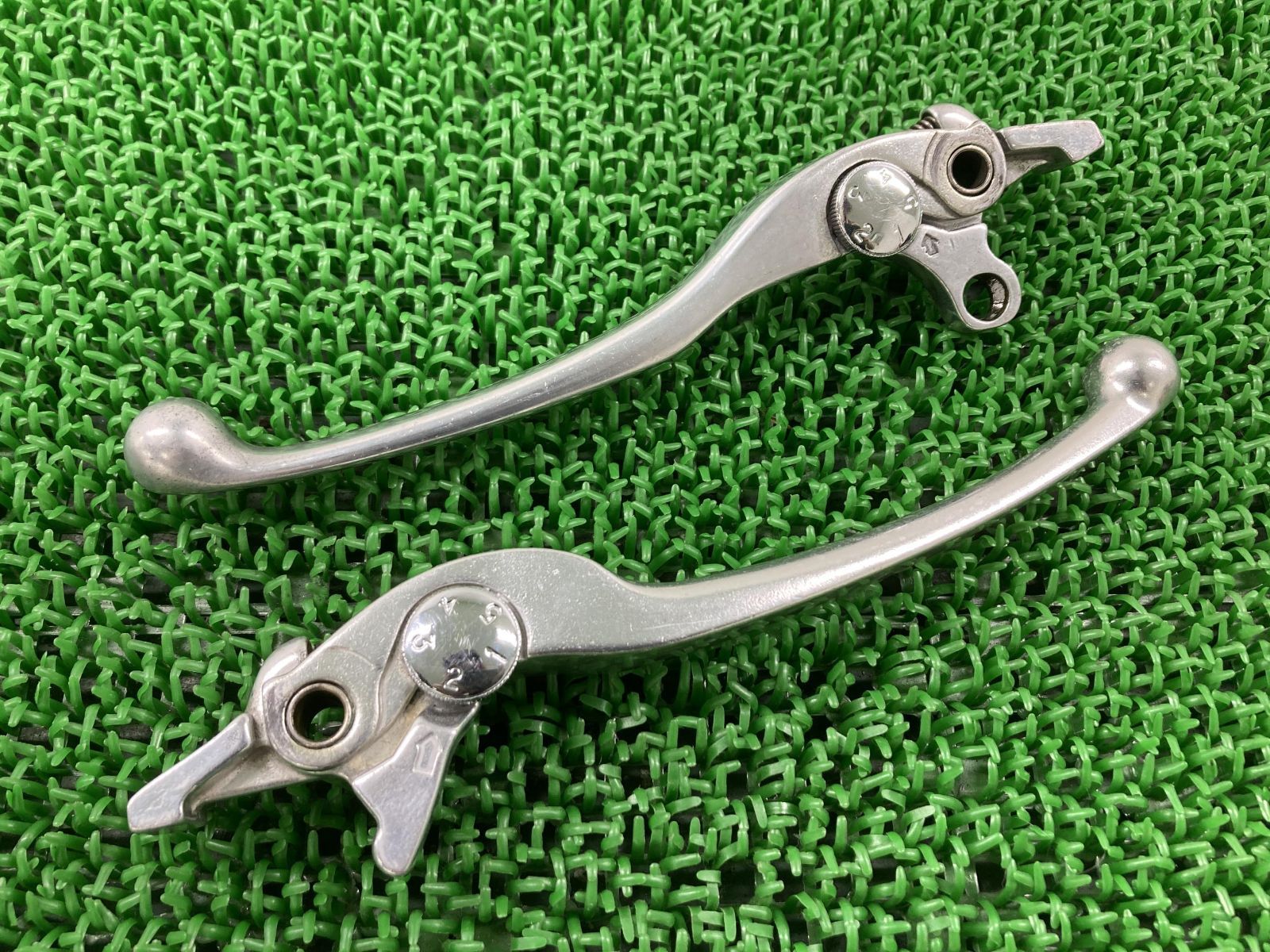 XJR1200 XJR1300 レバー 左右 社外 中古 バイク 部品 4KG RP01J RP03J ノーマルタイプ 曲がり無し 品薄