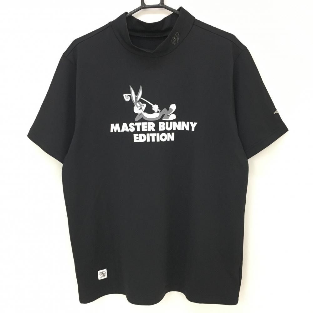 超美品】マスターバニー×LOONEY TUNES 半袖ハイネックシャツ 黒×白 メンズ 6(