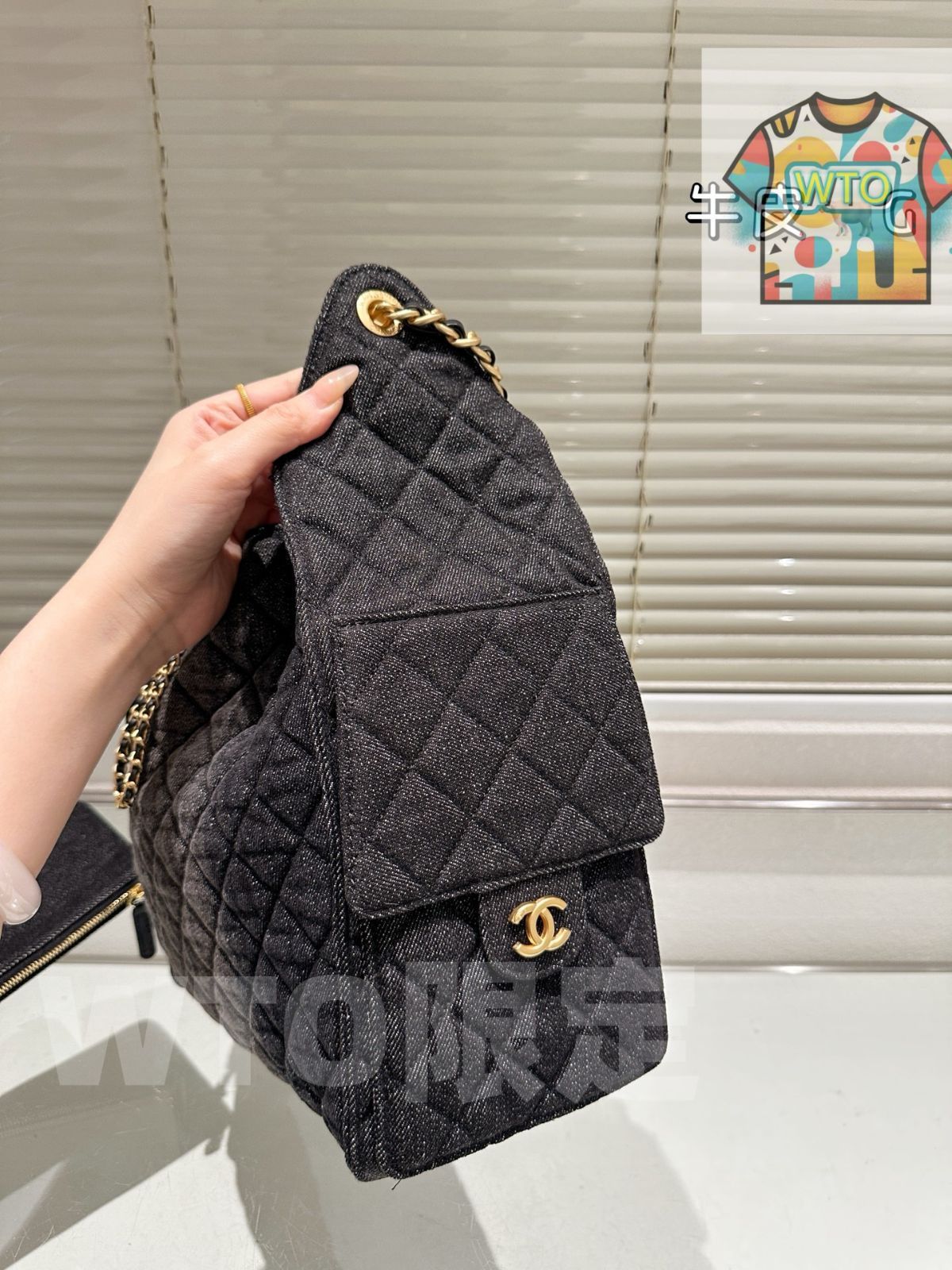CHANEL ブラック ナイロン リュック 最新 未使用 シャネル CHANEL リュック マトラッセ チェーン