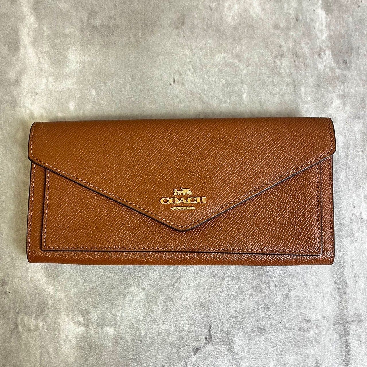 ✨美品✨ コーチ 二つ折り長財布 ホースアンドキャリッジ ゴールド金具  