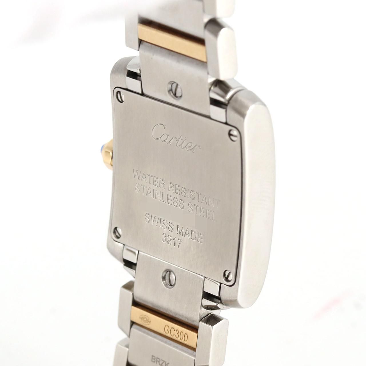 カルティエ タンクフランセーズSM コンビ W51007Q4 SSxYG クォーツ  