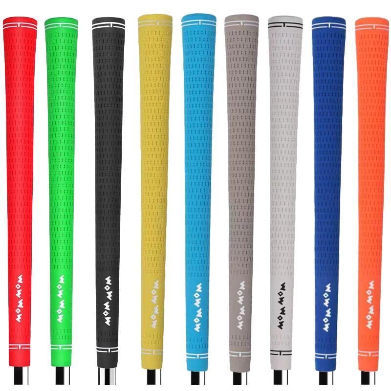 【新着商品】交換 8本 滑り止め バックライン無し グリップ8本セット 全天候パフォーマンス アイアン用グリップ ゴム素材 M60 ウッド 無地 純色 ゴルフグリップ WOW