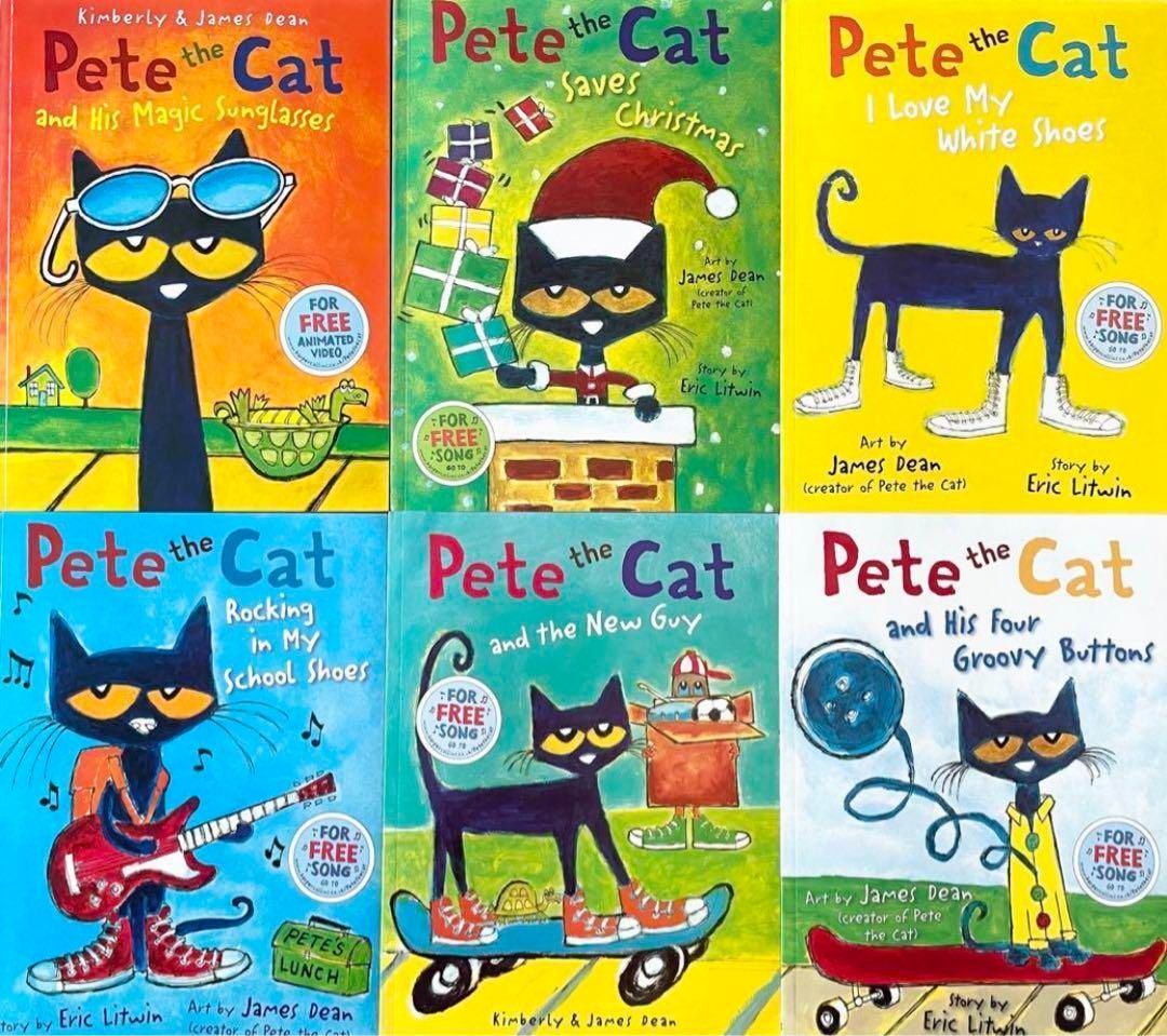 新品 英語絵本 ピート・ザ・キャットシリーズ Pete the cat 6冊セット - メルカリ