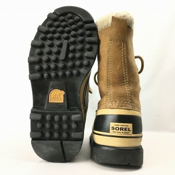 SOREL/ソレル/カリブー size23.5程度 高級スノーブーツ ライナー付き