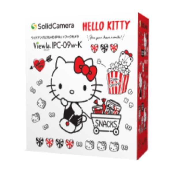 防犯カメラ キティ限定モデル 屋内用 Wi-Fi対応 フルHD スマホ連動